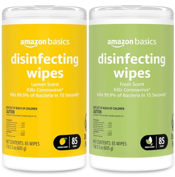 Disinfecting wipes