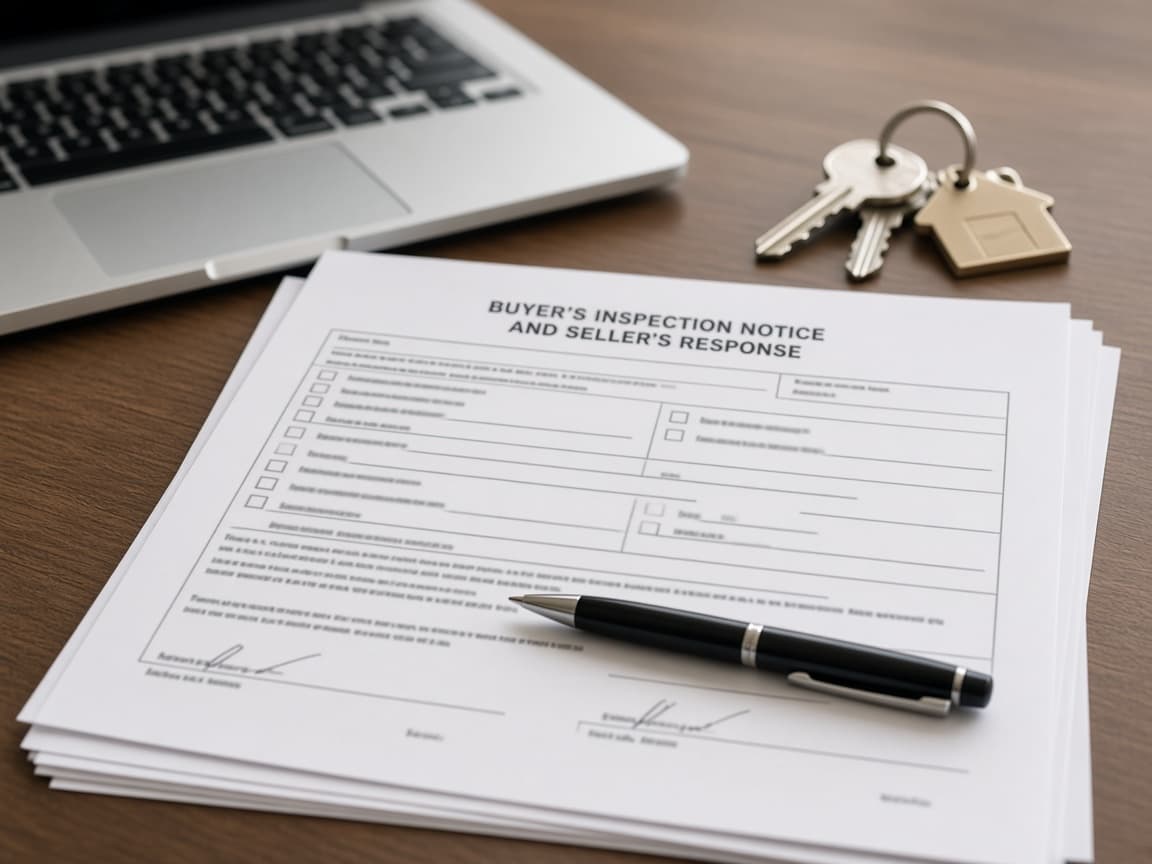 Arizona BINSR form on a desk with pen and house keys