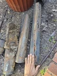 Sewer pipe detail