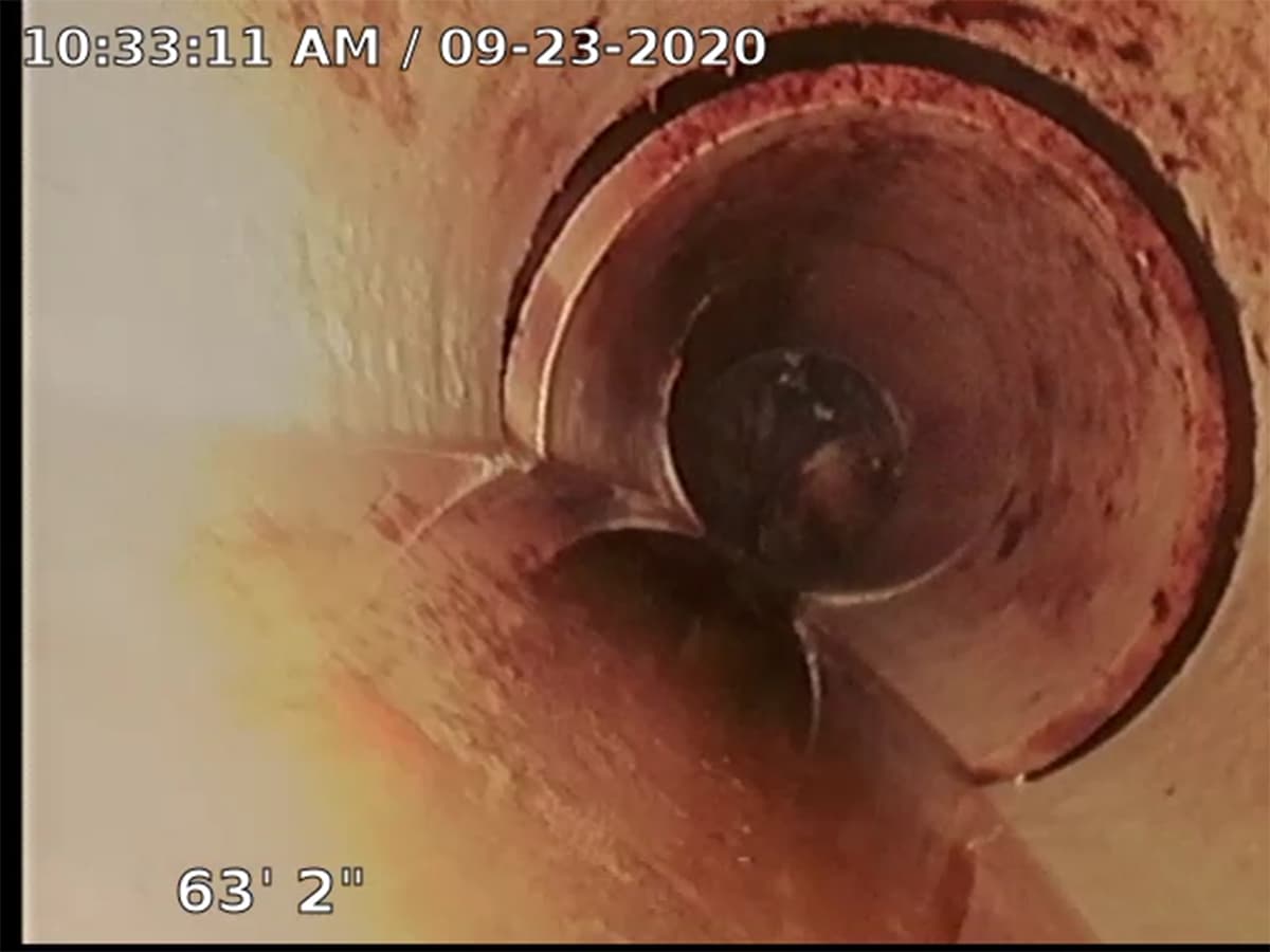 Pipe separation damage